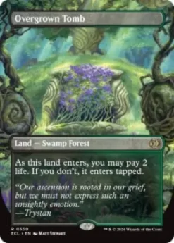 Overgrown Tomb (foil) (borderless) - Lorwyn Eclipsed Varianten