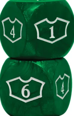 Oversized Loyalty Dice Set: Forest (4 stuks)
