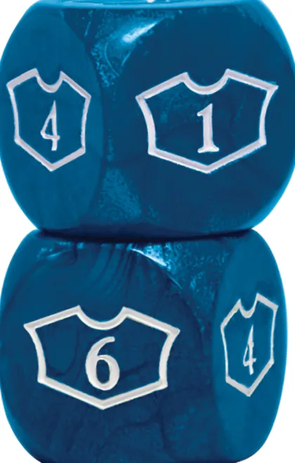 Oversized Loyalty Dice Set: Island (4 stuks)