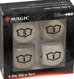 Oversized Loyalty Dice Set: Plains (4 stuks)