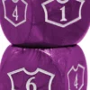 Oversized Loyalty Dice Set: Swamp (4 stuks)