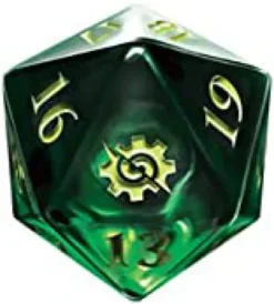Oversized Spindown Die D20 The Brothers' War - Mishra Theme
