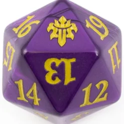 Oversized Spindown Die D20 Throne of Eldraine