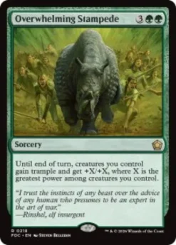 Overwhelming Stampede - Foundations Commander Decks