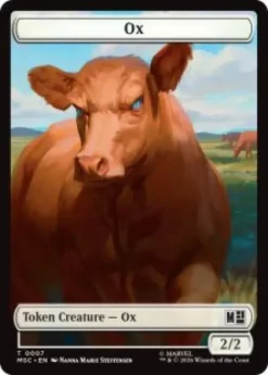 Ox token (#07) (2/2) - Marvel Super Heroes Commander