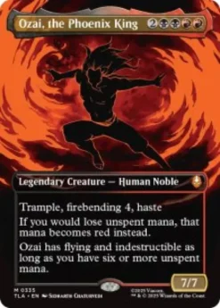 Ozai, the Phoenix King (#335) (foil) (borderless) - Avatar: The Last Airbender Varianten