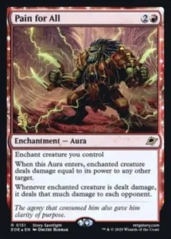 Pain for All (foil) - Edge of Eternities prerelease Promo's