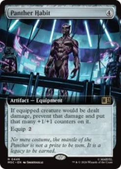 Panther Habit (extended art) - Marvel Super Heroes Commander Varianten