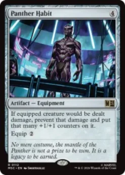 Panther Habit (surge foil) - Marvel Super Heroes Commander