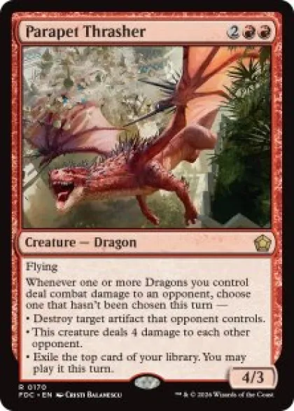 Parapet Thrasher - Foundations Commander Decks