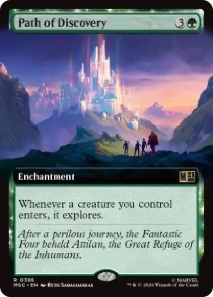 Path of Discovery (extended art) - Marvel Super Heroes Commander Varianten