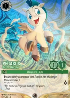 Pegasus, Gift for Hercules (foil) (borderless) - Challenge Season 2