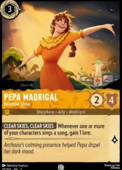 Pepa Madrigal, Sensitive Sister (foil) - Archazia's island