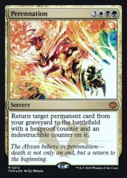 Perennation (foil) - Tarkir: Dragonstorm Prerelease Promo's