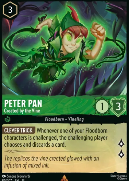 Peter Pan, Created by the Vine - Attack of the Vine