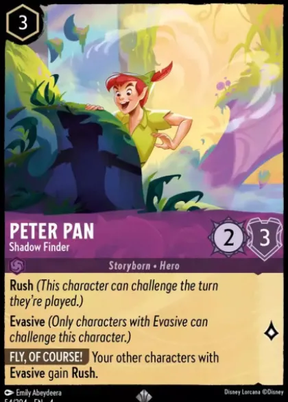 Peter Pan, Shadow Finder (foil) - Ursula's Return