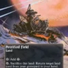 Petrified Field (#77) (foil) (borderless) - Edge of Eternities Stellar Sights