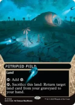 Petrified Field (#122) (galaxy foil) (borderless) - Edge of Eternities Stellar Sights