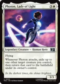 Photon, Lady of Light (foil) - Marvel Super Heroes Commander