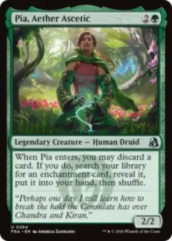 Pia, Aether Ascetic (foil) - Reality Fracture