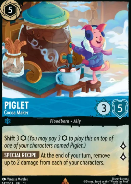 Piglet, Cocoa Maker (foil) - Winterspell