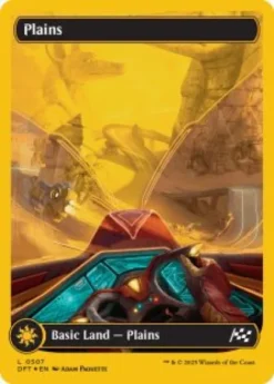 Plains (#507) (first-place foil) (full art) - Aetherdrift First-Place Box Toppers