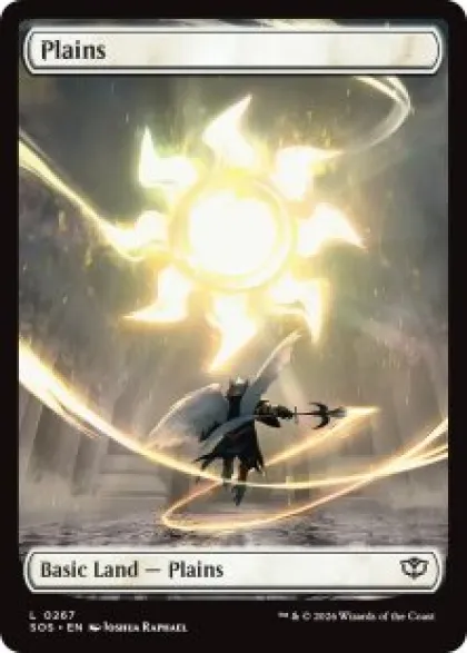 Plains (#267) (foil) (full art) - Secrets of Strixhaven
