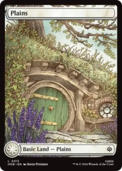 Plains (#313) (foil) (full art) - The Hobbit