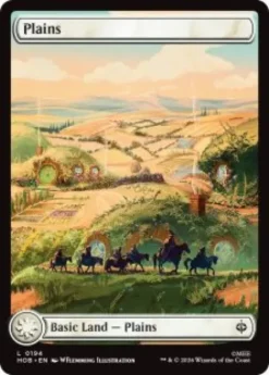 Plains (#194) (foil) (full art) - The Hobbit