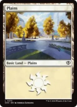 Plains (#273) (foil) - Secrets of Strixhaven