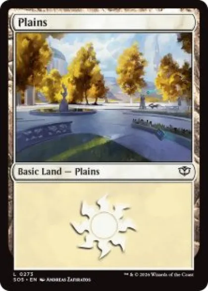 Plains (#273) (foil) - Secrets of Strixhaven