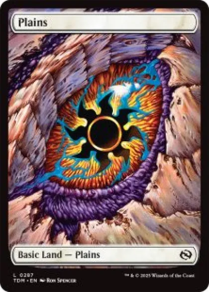 Plains (#287) (full art) - Tarkir: Dragonstorm