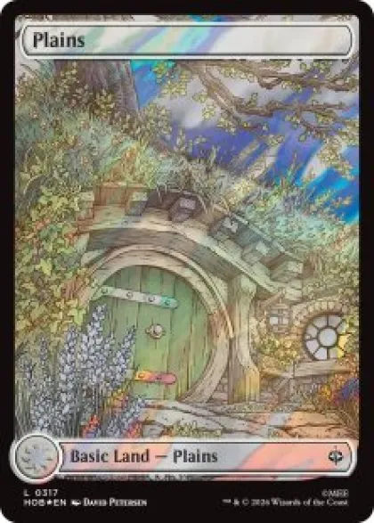 Plains (#317) (surge foil) - The Hobbit