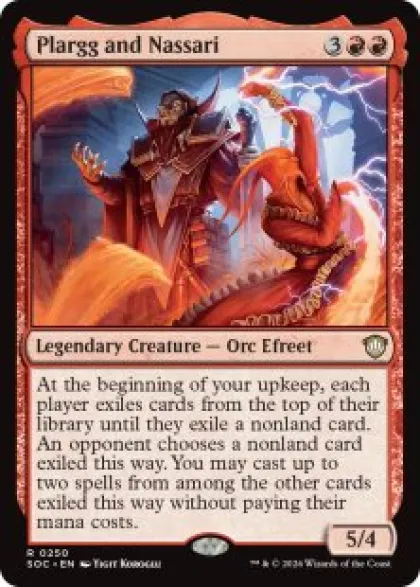 Plargg and Nassari - Secrets of Strixhaven Commander