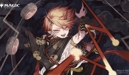Playmat Mystical Archive: Shock - Japanese Alternate Art