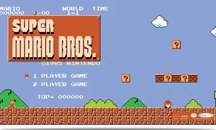 Playmat Super Mario: Level 1-1 (incl. Playmat & Artwork Tube)