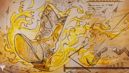 Playmat The Brothers' War - Schematic Swiftfoot Boots