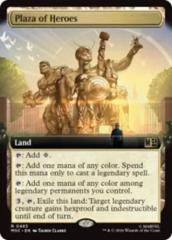 Plaza of Heroes (extended art) - Marvel Super Heroes Commander Varianten