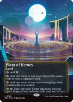 Plaza of Heroes (#168) (galaxy foil) (borderless) - Edge of Eternities Stellar Sights
