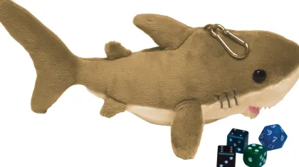 Pluche Dice Pouch Shark