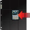 18 Pocket Pages Side Loading Black (50 stuks)