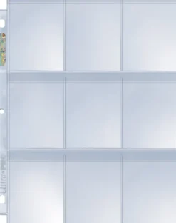 9 Pocket Pages Top Loading Clear Platinum Secure (100 stuks)