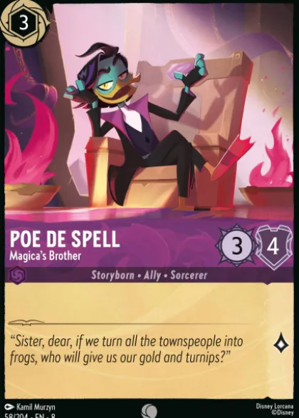 Poe De Spell, Magica's Brother - Reign of Jafar