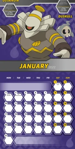 Pokemon Mini Calendar 2022