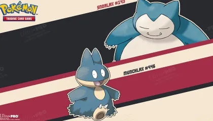 Pokemon Playmat: Snorlax and Munchlax