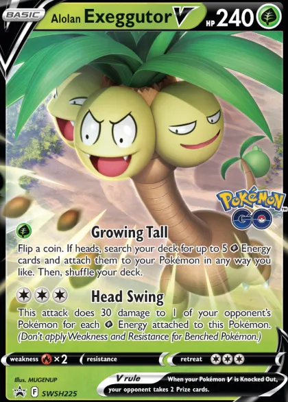 Pokemon: Pokemon GO Special Collection - Alolan Exeggutor V