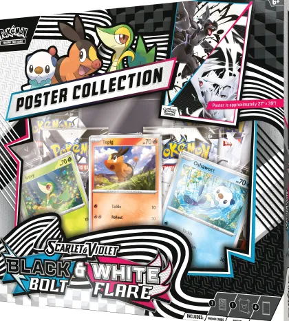 Pokemon - Scarlet & Violet Black Bolt and White Flare Poster Collection