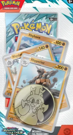 Pokemon - Scarlet & Violet Journey Together Premium Checklane Blister: Rhyperior