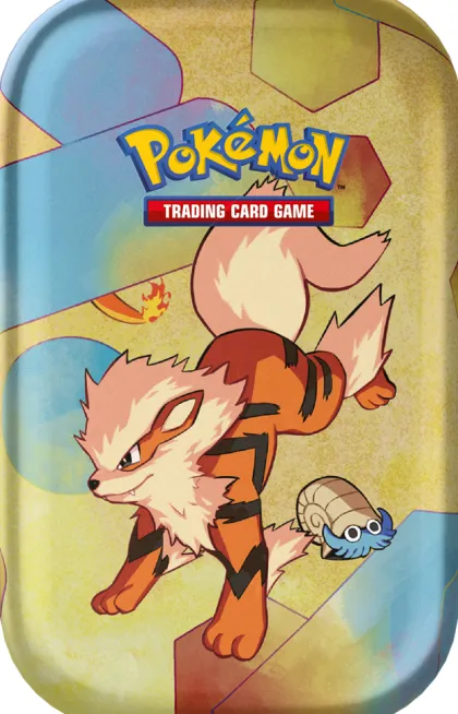 Pokemon - Scarlet & Violet 151 Mini Tin: Arcanine en Omanyte