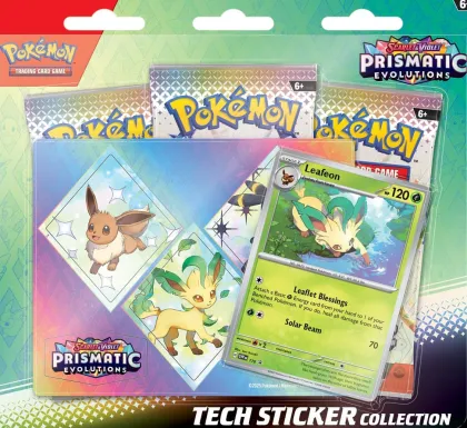 Pokemon - Scarlet & Violet Prismatic Evolutions Tech Sticker Blister: Leafeon